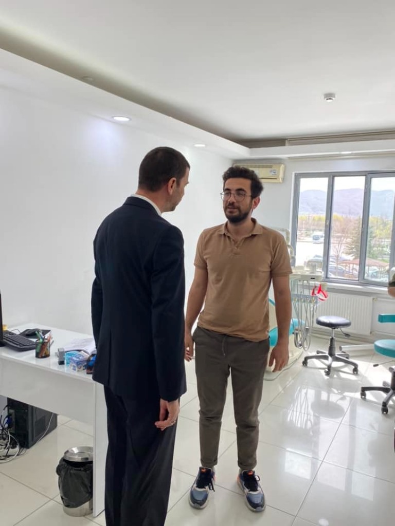 ALPER YAĞCI FUAR HASTANESİNİ ZİYARET ETTİ