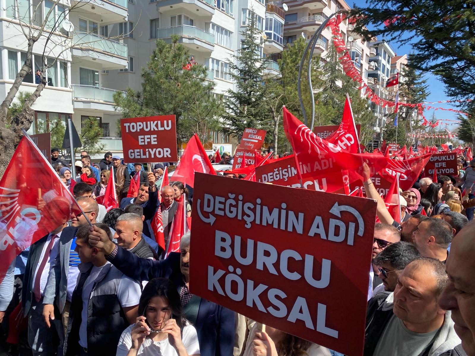 BURCU KÖKSAL'IN SEÇİM YÜRÜYÜŞÜ BAŞLADI