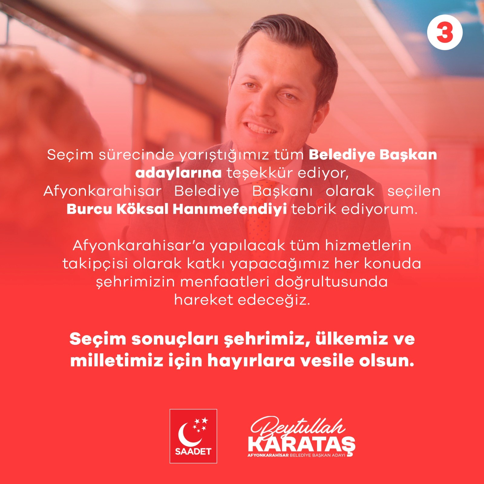"MÜTEVAZI ŞEKİLDE HERKESE ULAŞMAYA ÇALIŞTIK"
