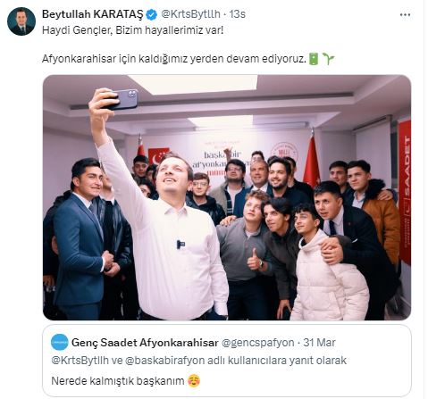 Seçim Sonrası Karataş Gençleri Unutmadı