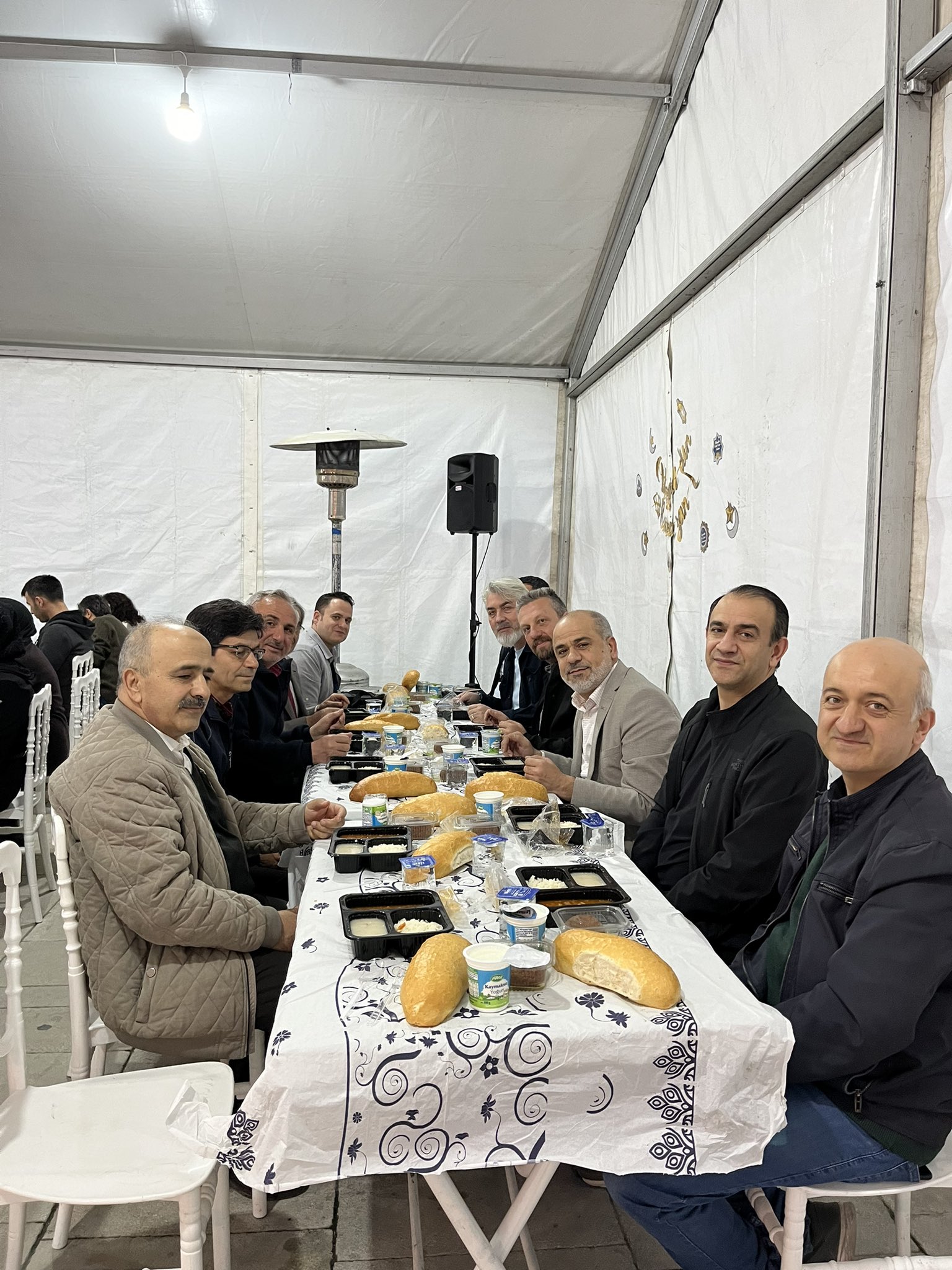 Başkan İşlek ve Ekibi İftar Çadırını Ziyaret Etti