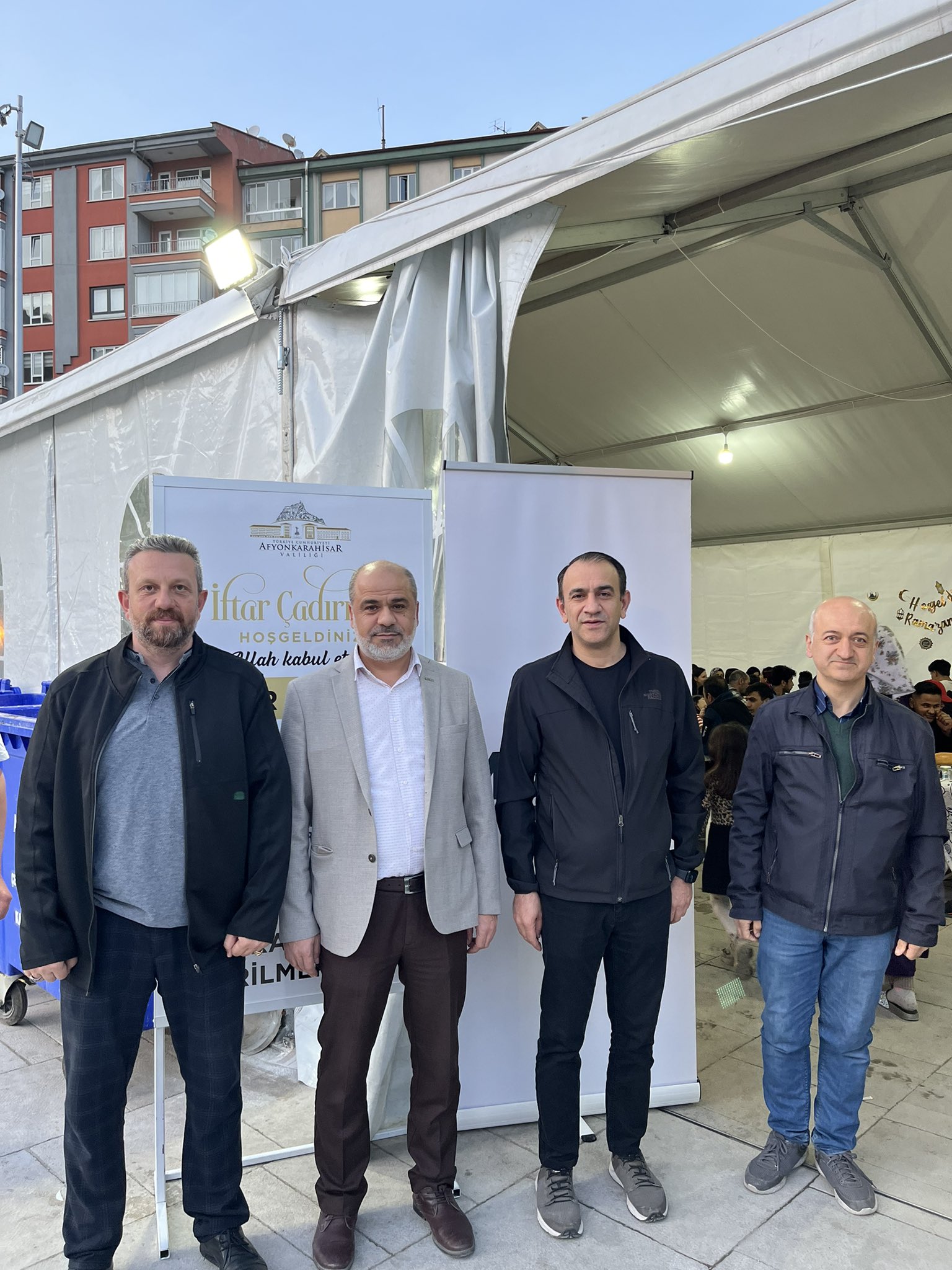 Başkan İşlek ve Ekibi İftar Çadırını Ziyaret Etti