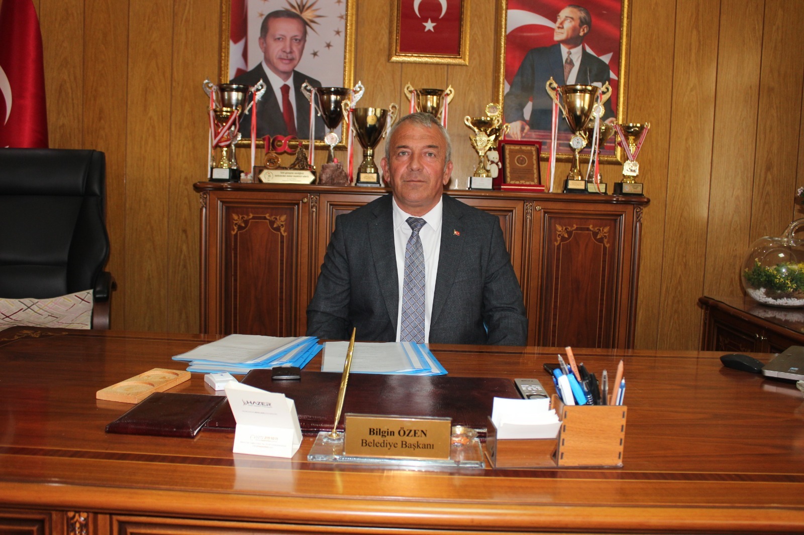Başkan Bilgin Mazbatasını Alarak Göreve Başladı