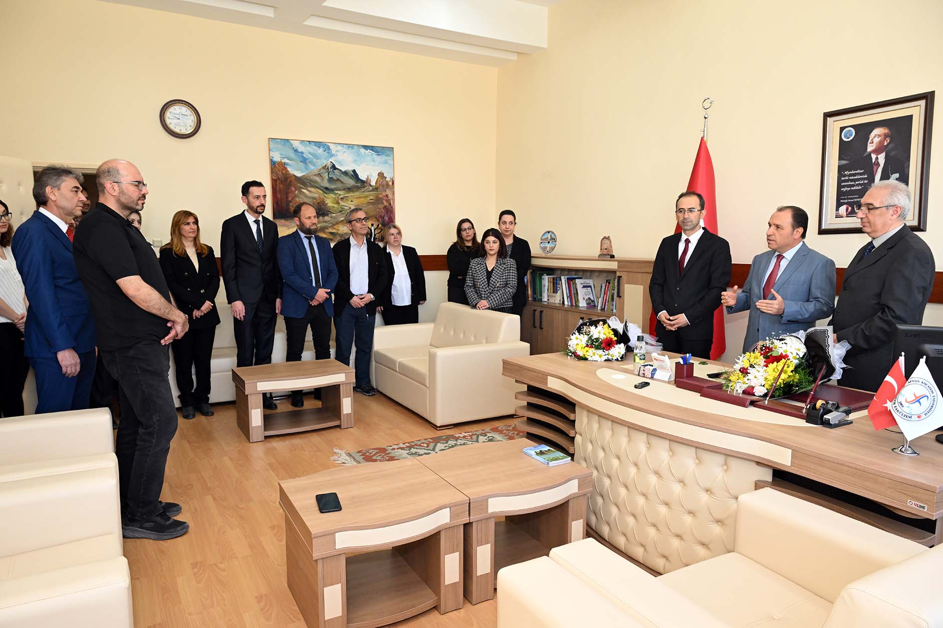 AKÜ'de Devir Teslim Gerçekleşti