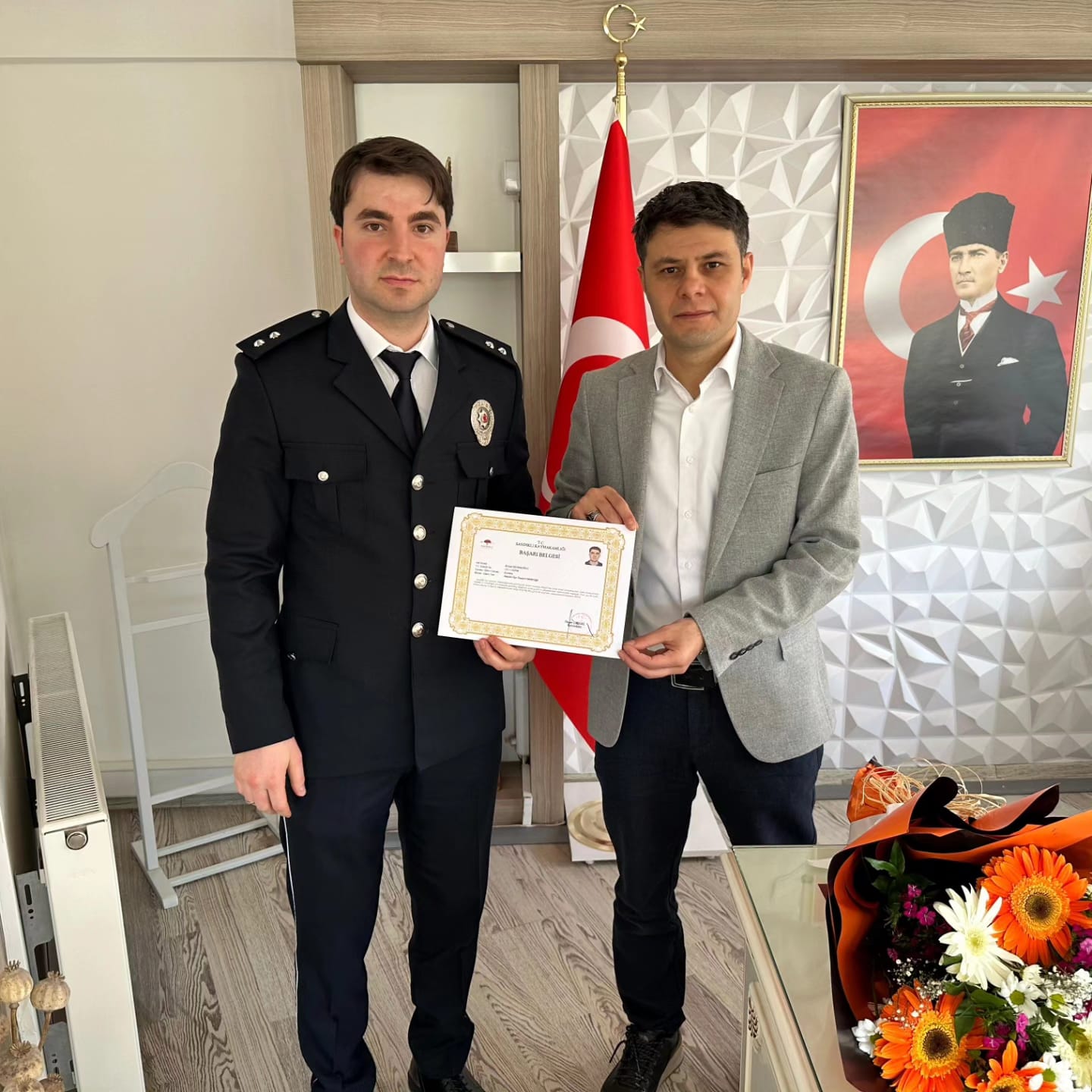 Polis Haftası Etkinlikleri Devam Ediyor Kaymakam Çengel Makamda Ağırladı