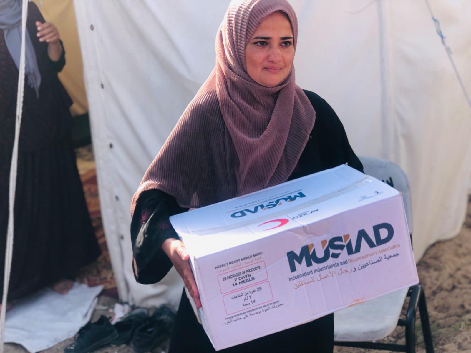MÜSİAD Afyonkarahisar'ın Yardım Kolileri Gazze'ye Ulaştı