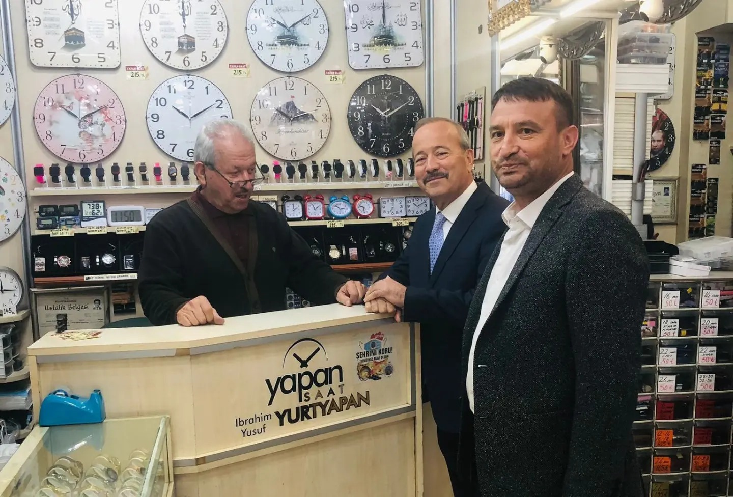RAMAZAN BAYRAMI ÖNCESİ  ESNAFI ZİYARET ETTİLER