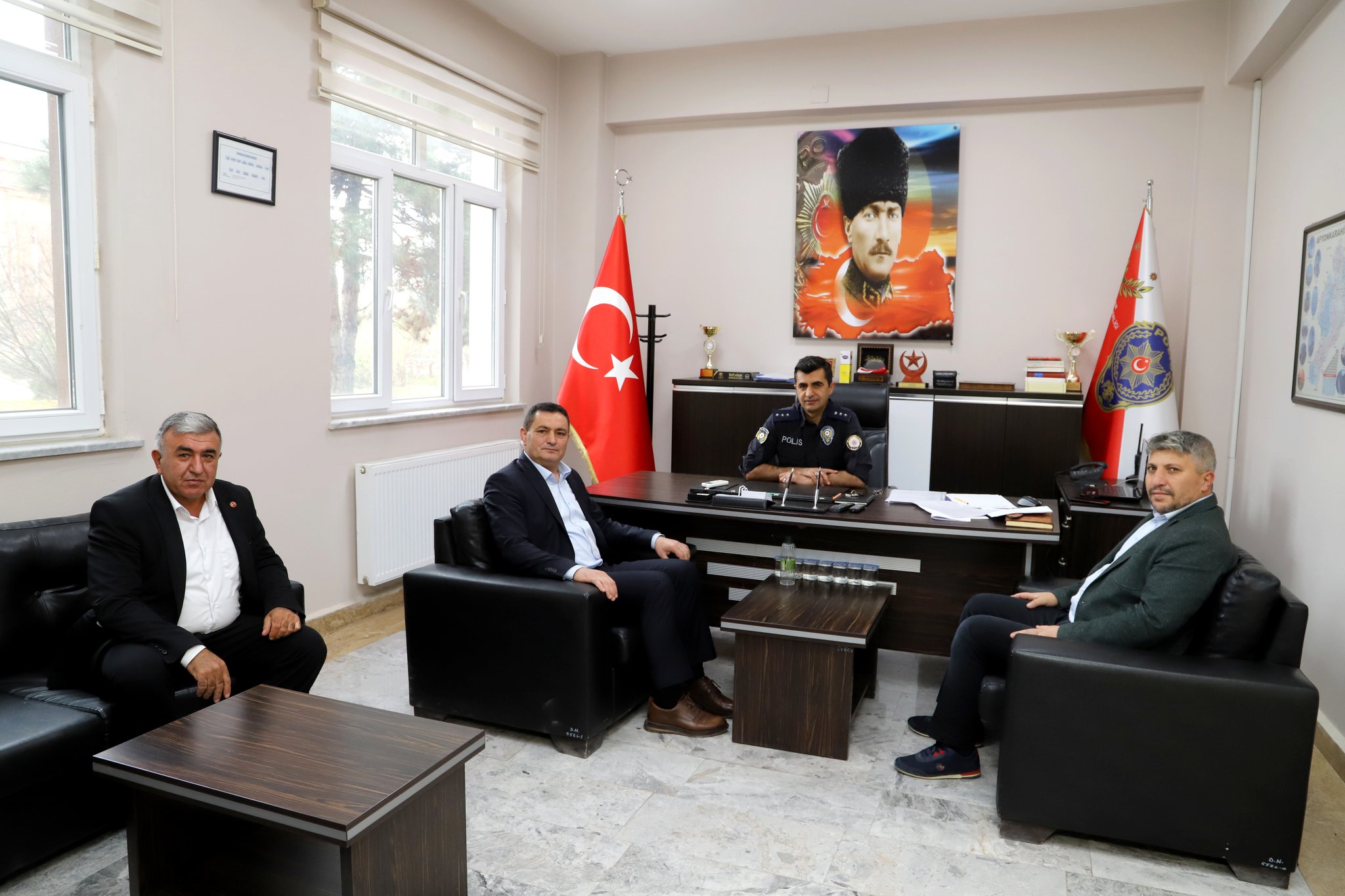 BAŞKAN ALTUNTAŞ POLİS TEŞKİLATINI ZİYARET ETTİ
