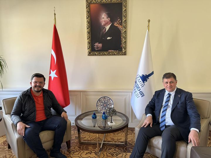 CHP'li Peynirci Başkan Tugay'ı Ziyaret Etti