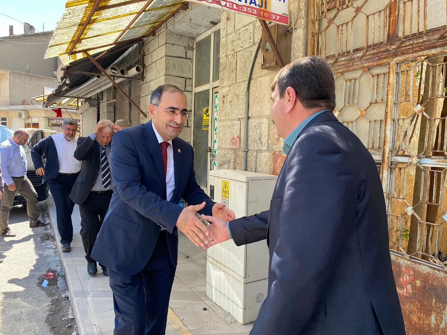 AK PARTİ DİNAR'DA BAYRAMLAŞTI