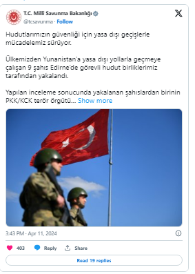 Yasa Dışı Yollarla Türkiye’ye Geçmeye Çalışan 9 Kişi, Yakalandı