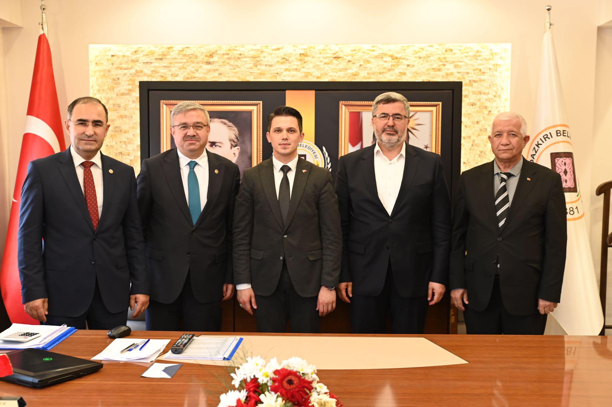 Dazkırı Belediye Başkanı Fatih Çiçek, Bayramlaşma Töreni Düzenledi