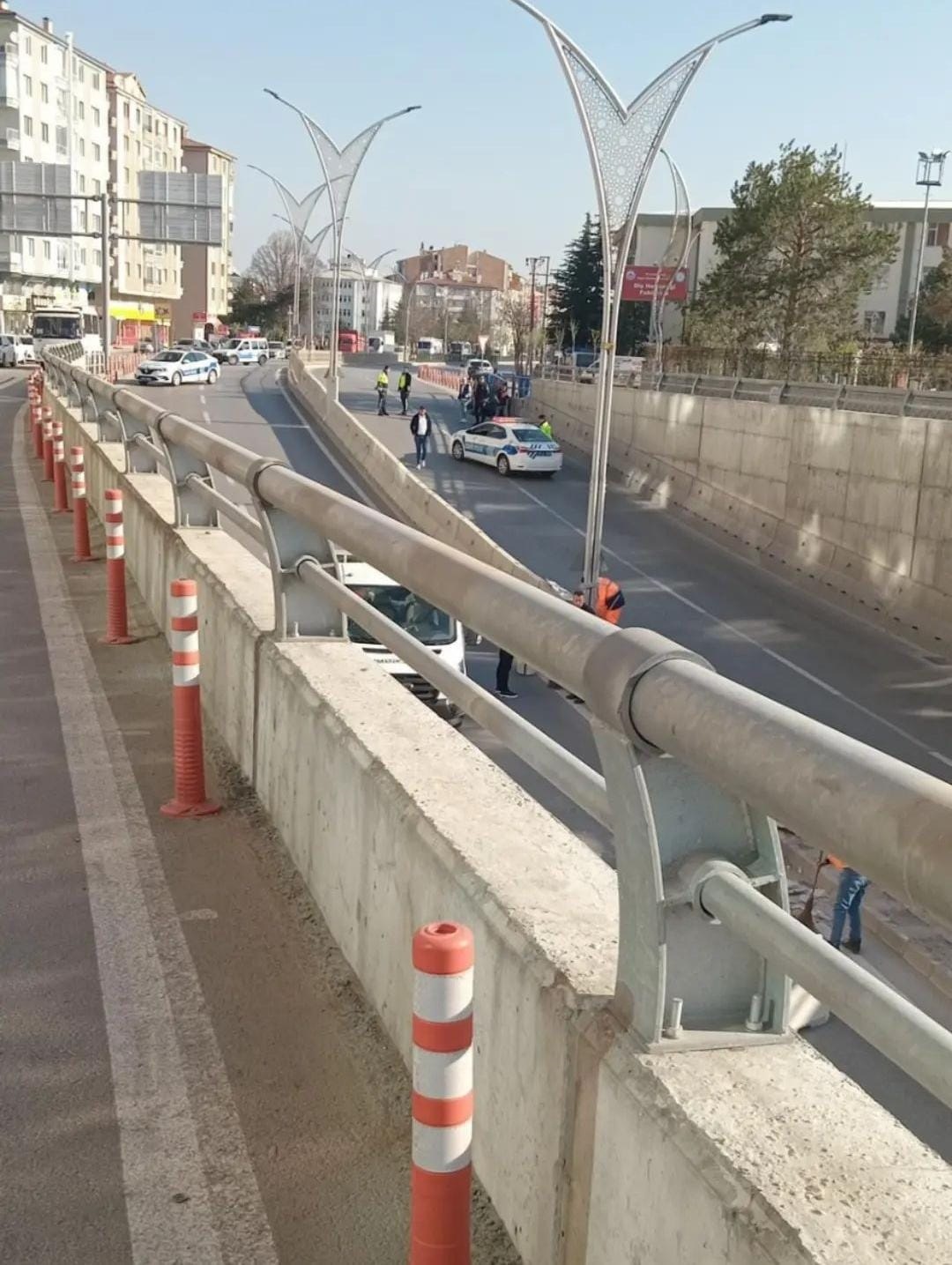 Alt Geçit Kaza Nedeniyle Kısa Süreli Trafiğe Kapandı