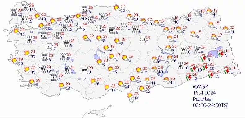 Yaz Yurda Erken Geldi: Sıcaklıklar 30 Dereceye Dayanacak