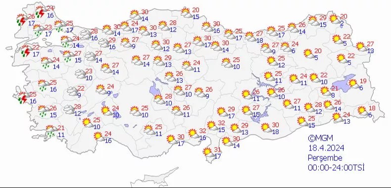 Yaz Yurda Erken Geldi: Sıcaklıklar 30 Dereceye Dayanacak