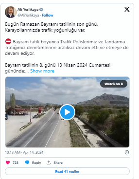 Bayram Tatilinde 4 Bin 998 Trafik Kazası Meydana Geldi