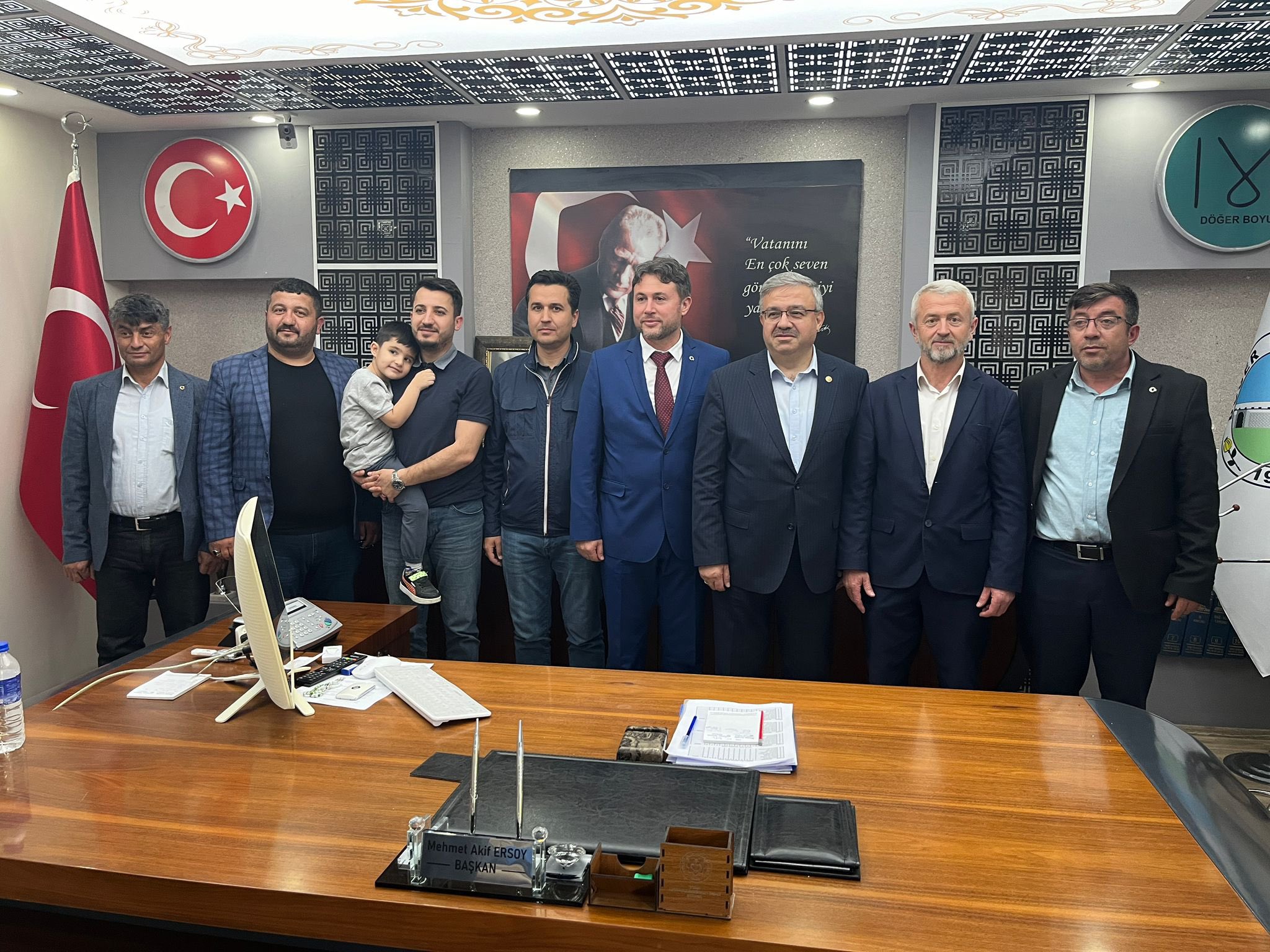 AK Parti Milletvekili İbrahim Yurdunuseven ve Teşkilatından Mehmet Akif Ersoy’a Ziyaret