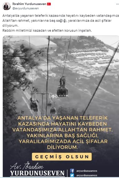 YURDUNUSEVEN KAZADA HAYATINI KAYBEDEN VATANDAŞLARI UNUTMADI