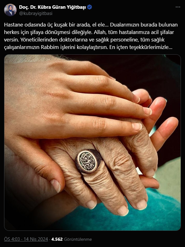 Vali Yiğitbaşı'nın Sosyal Medya Paylaşımı: "Üç Kuşak Bir Arada, El Ele..."