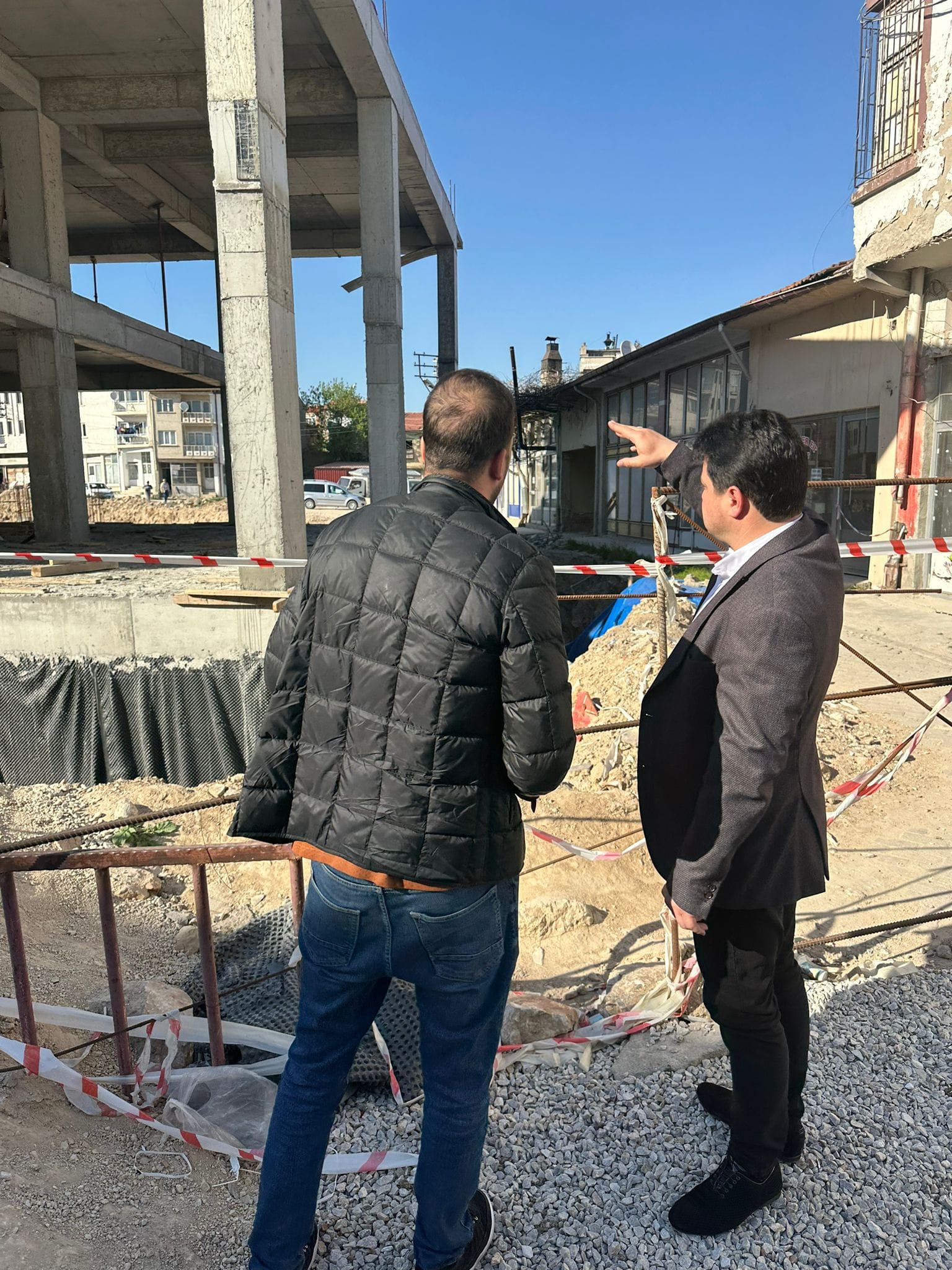 BAŞKAN AYNACI İNCELEMELERDE BULUNDU