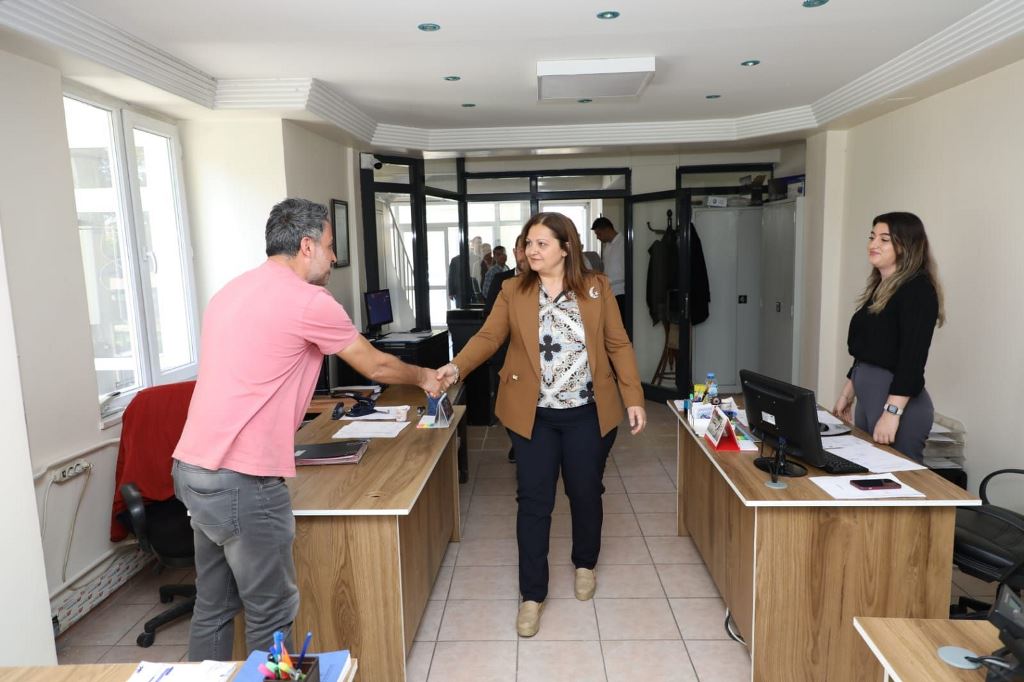 BAŞKAN KÖKSAL DIŞ BİRİMLERİ İNCELİYOR