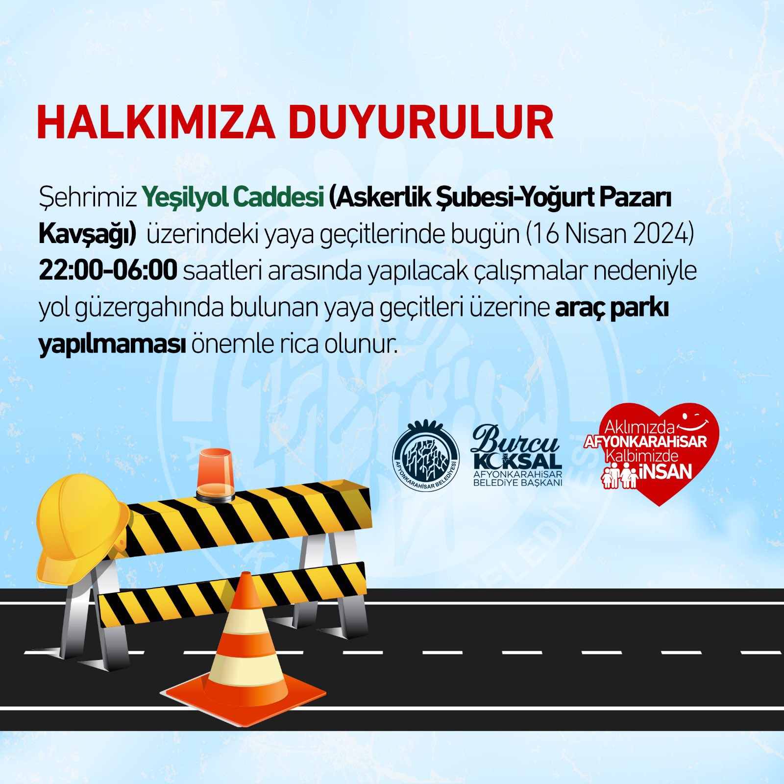 Belediyeden uyarı geldi...Yeşilyol'da bu noktalara araç park etmeyin!