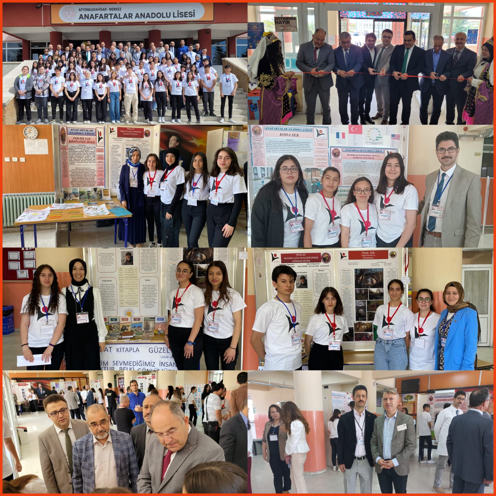 ANAFARTALAR ANADOLU LİSESİ TÜBİTAK 4006 BİLİM FUARI AÇILDI…