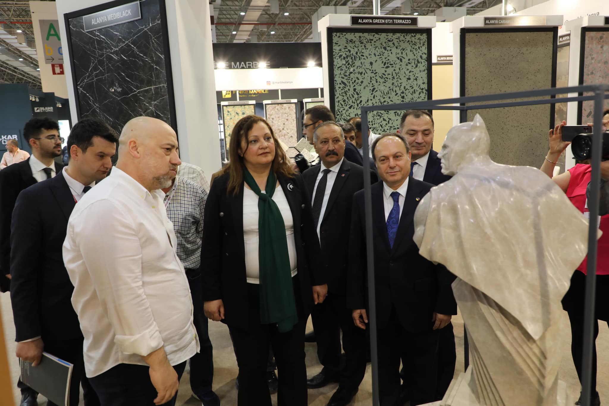 Başkan Köksal Marble İzmir Uluslararası Doğaltaş ve Teknolojileri Fuarı’na katıldı