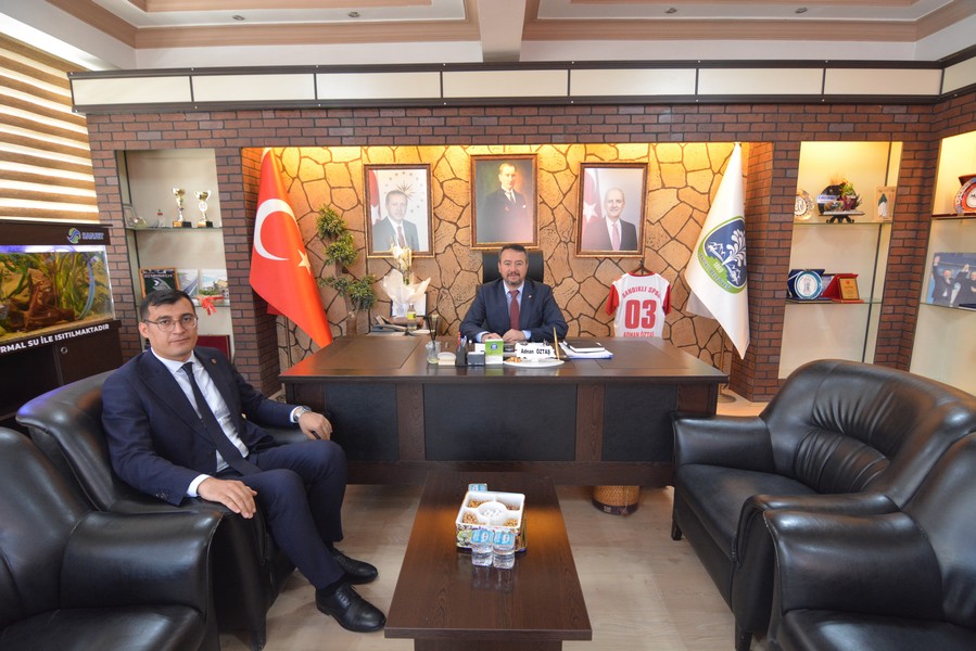 BAŞKAN  ÖZTAŞ’A RESMİ KURUMLARDAN HAYIRLI OLSUN ZİYARETLERİ DEVAM EDİYOR