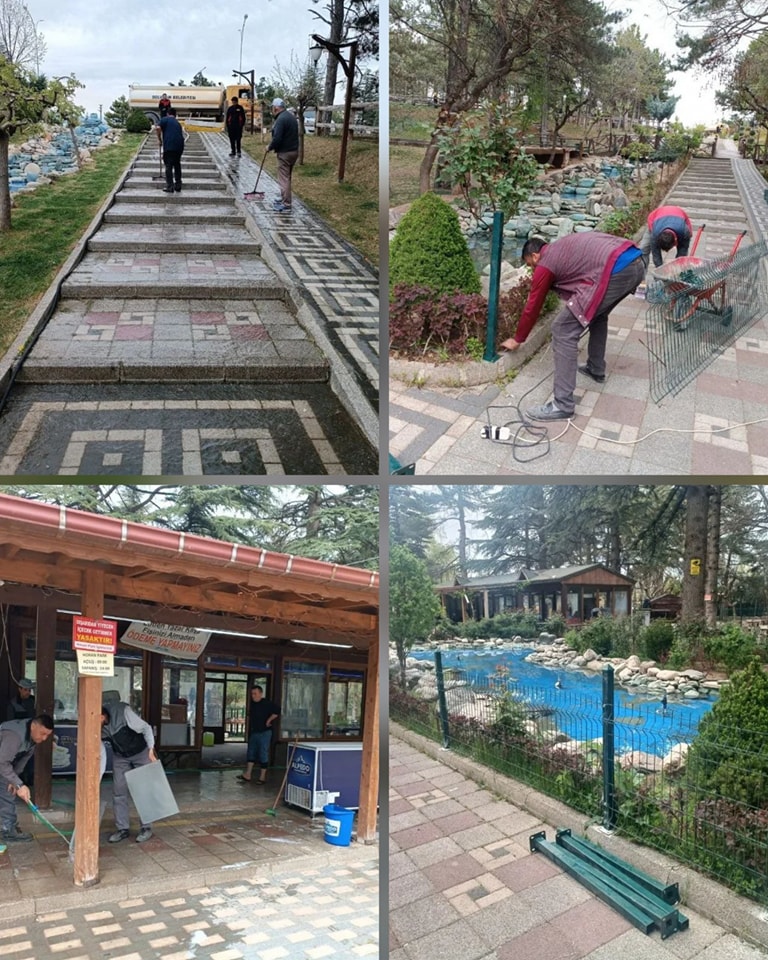 BAŞKAN AYNACI  HORASAN PARKININ ÇEHRESİNİ DEĞİŞTİRİYOR