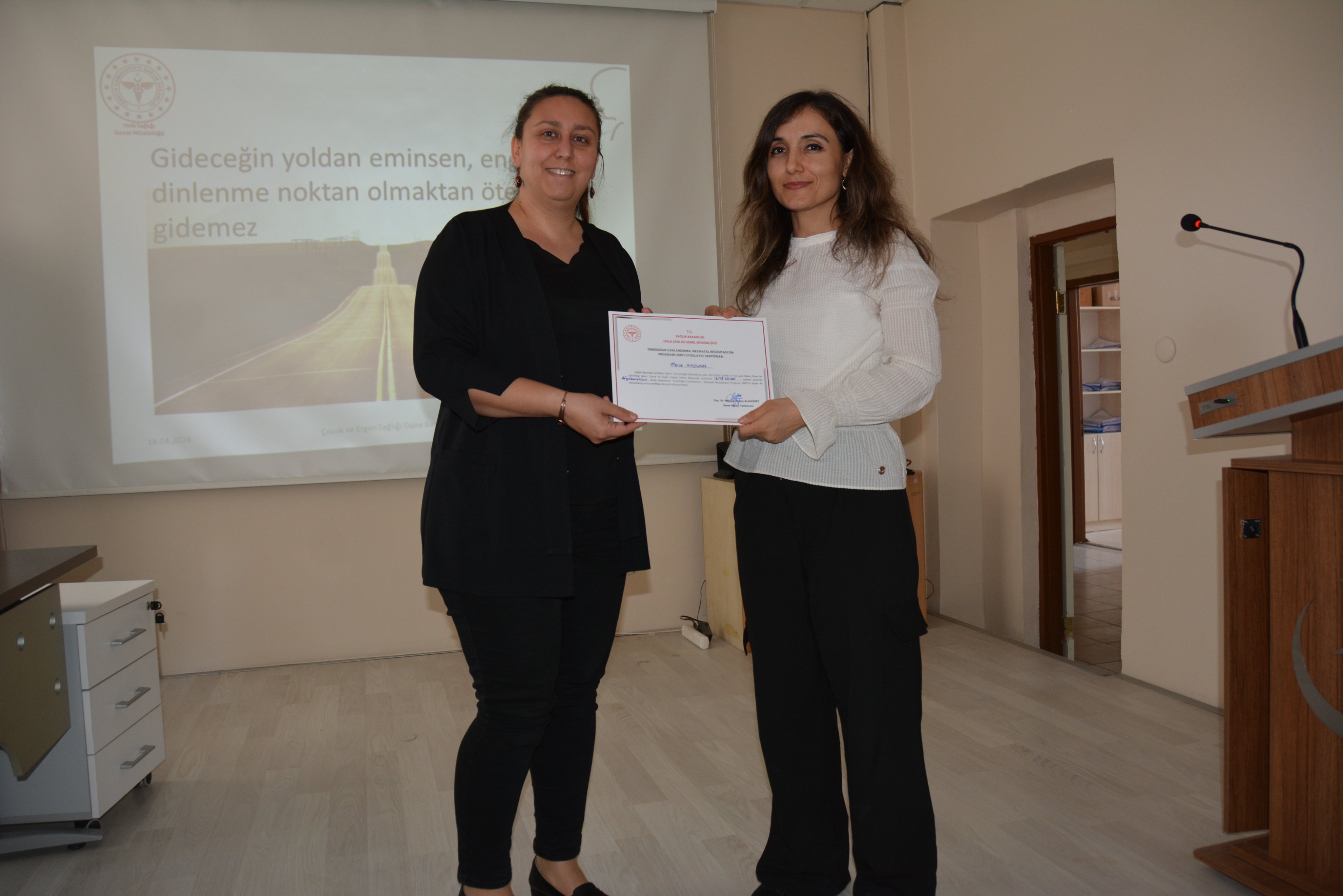 Eğitim Sertifikası Töreni Düzenlendi