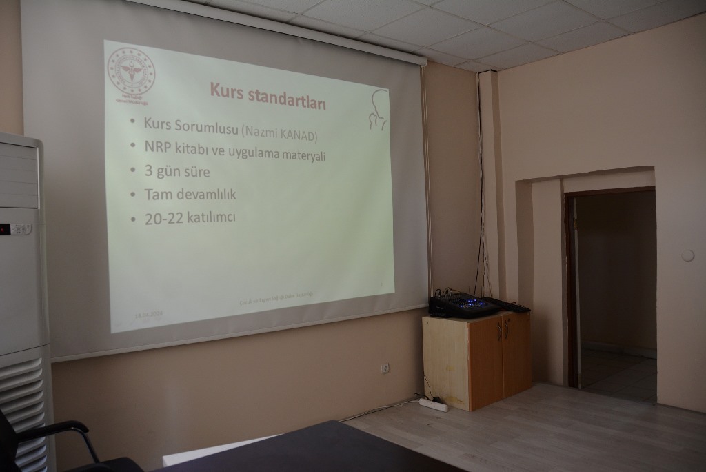 NRP EĞİTİMİ SERTİFİKA TÖRENİ YAPILDI