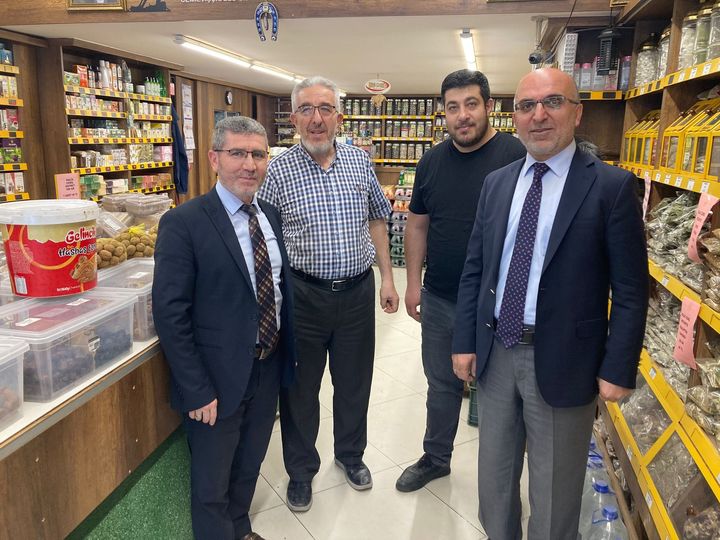 Müftü İmamoğlu  Esnaf Ziyaretlerine Devam Ediyor
