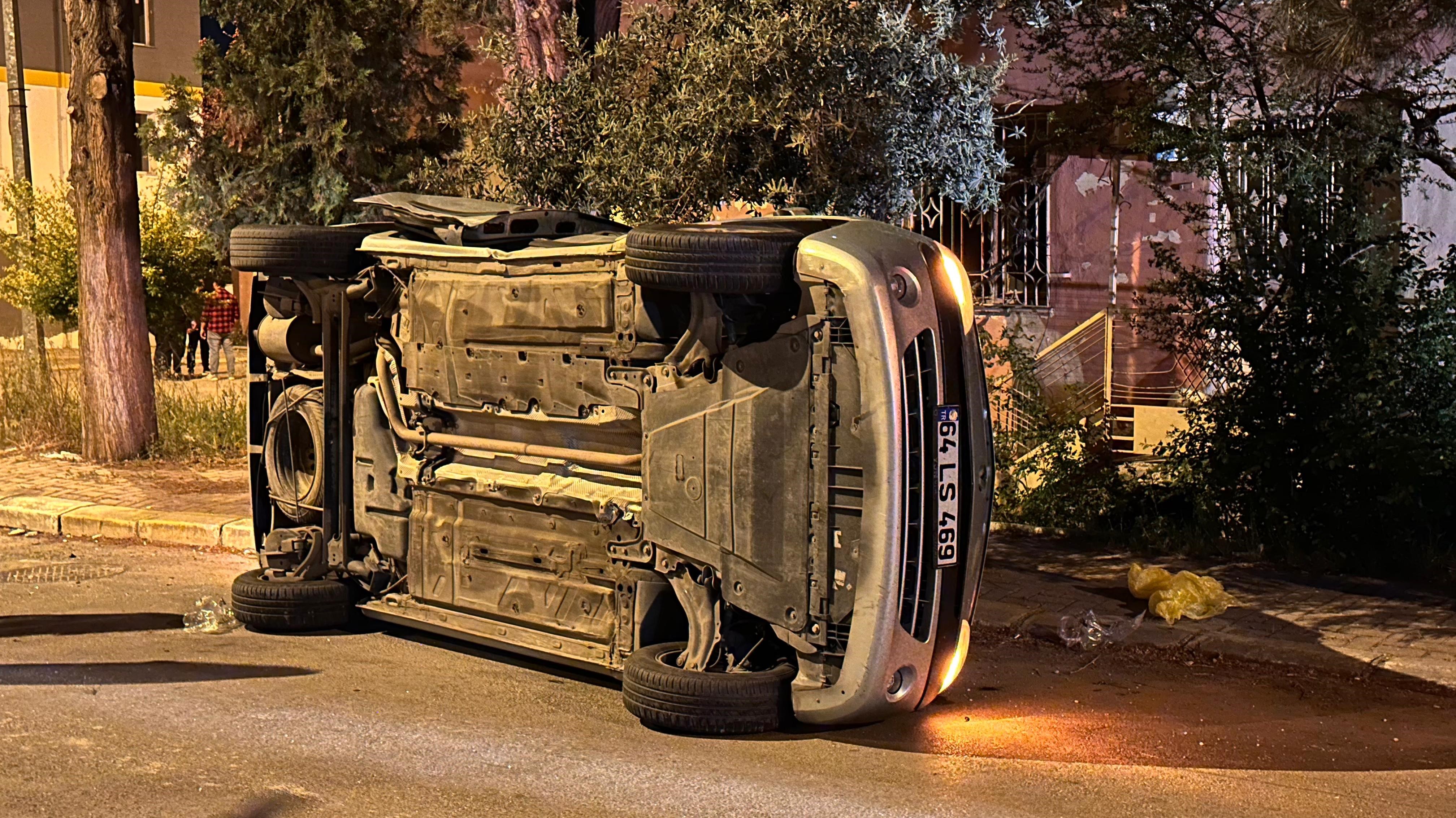 İki Aracın Çarpıştığı Kazada Karı Koca Yaralandı