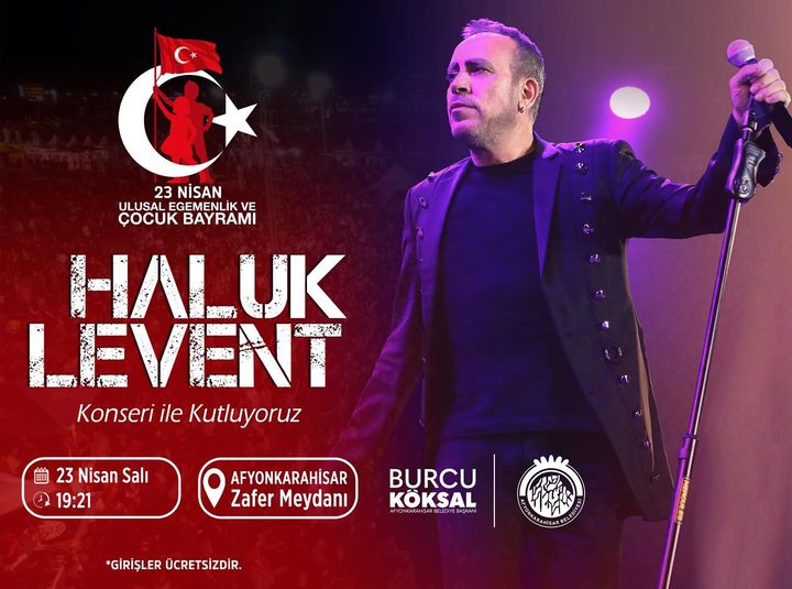 HALUK LEVENT AFYONKARAHİSAR'A GELİYOR