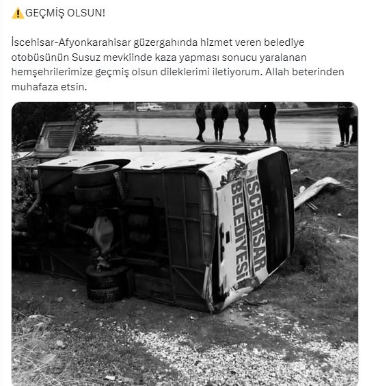 Başkan Karataş'tan Geçmiş Olsun Paylaşımı