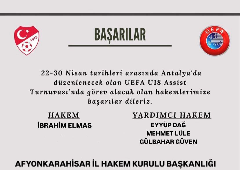 AFYONLU HAKEMLERE BÜYÜK GÖREV