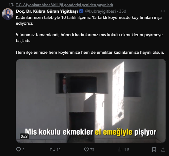 Afyon’un Hünerli Kadınları İstedi, Vali Yiğitbaşı Yaptı!