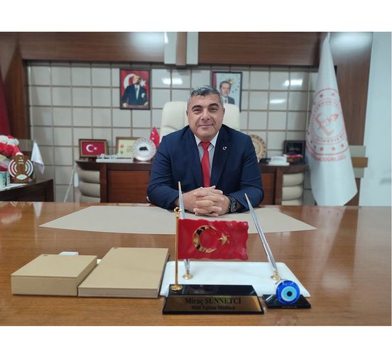 Müdür Sünnetci'den 23 Nisan Mesajı