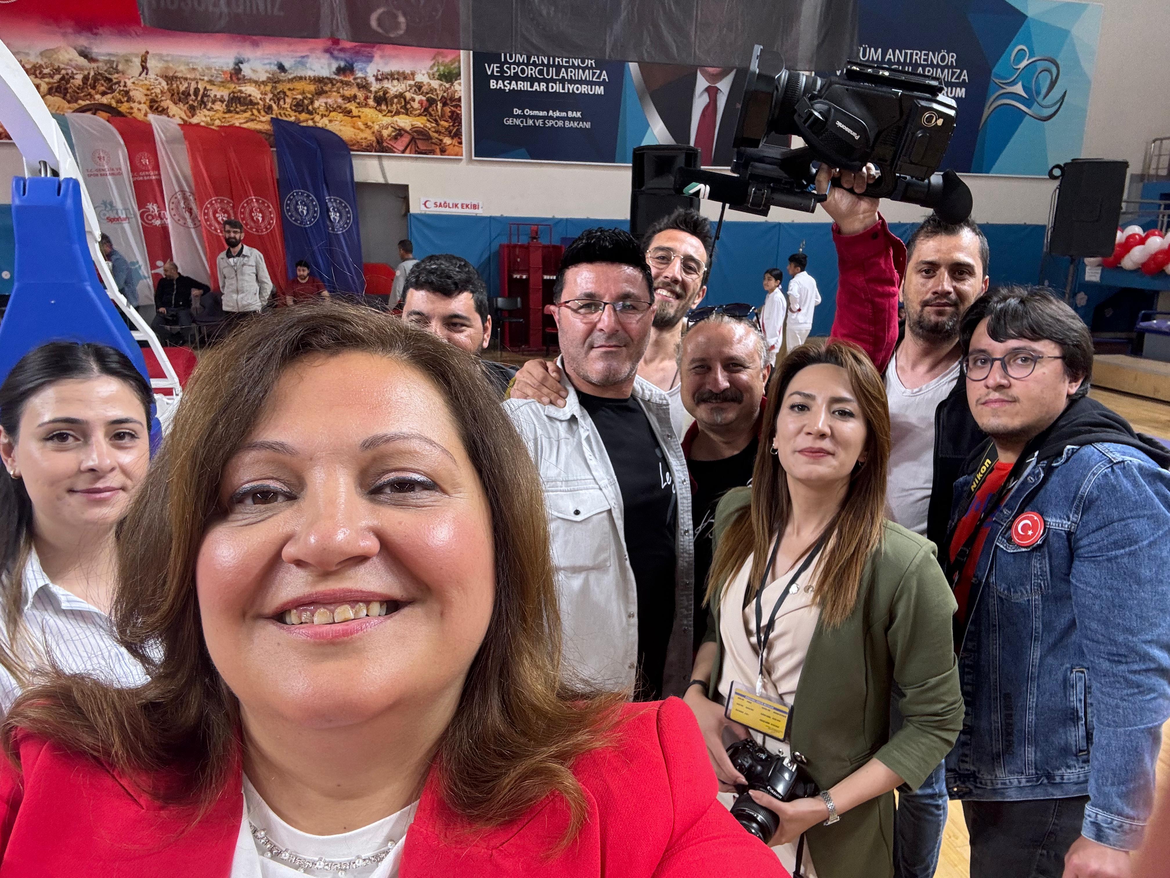 Başkan Köksal Törenlerde Gazetecileri Unutmadı