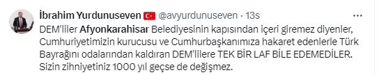 AK Partili Yurdunuseven '' Sizin Zihniyetiniz Bin Yıl Geçse de Değişmez''