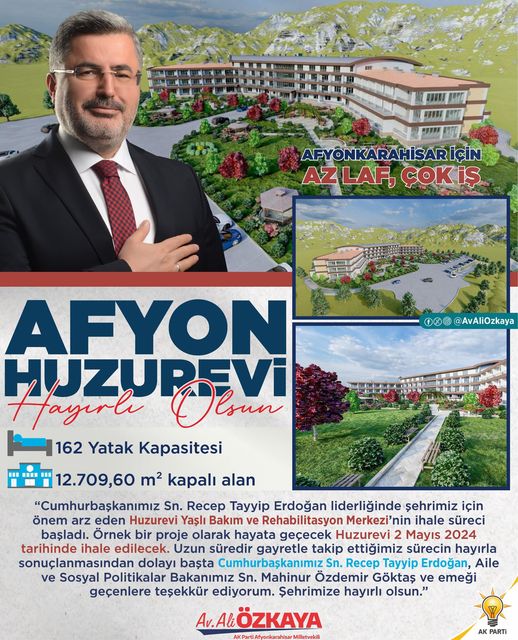 ÖZKAYA HAYIRLI OLSUN DİYEREK PAYLAŞTI