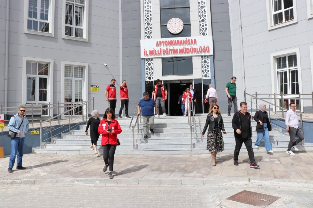 MEM PERSONELİ DEPREM VE YANGIN TATBİKATI YAPTI