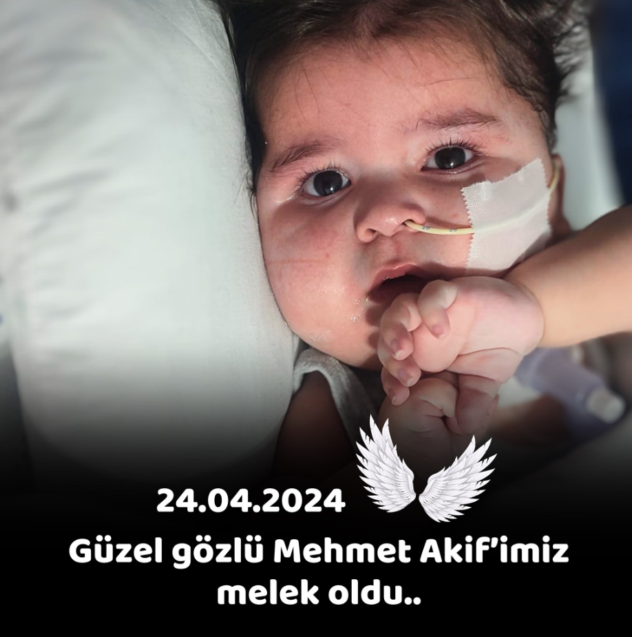 AFYONKARAHİSAR'IN BEBEĞİ MEHMET AKİF'TEN ACI HABER