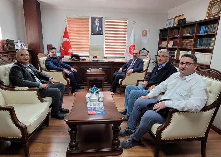 MÜFTÜ İMAMOĞLU'NA HAVA MEYDAN KOMUTANLIĞINDAN ZİYARET