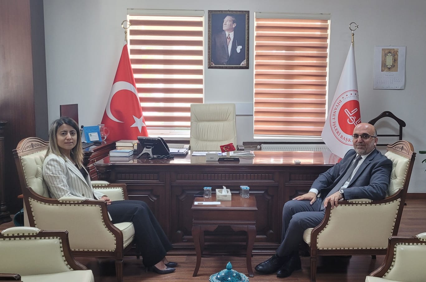 Müftü İmamoğlu'na Kaymakam Kılıçtürk'ten Ziyaret