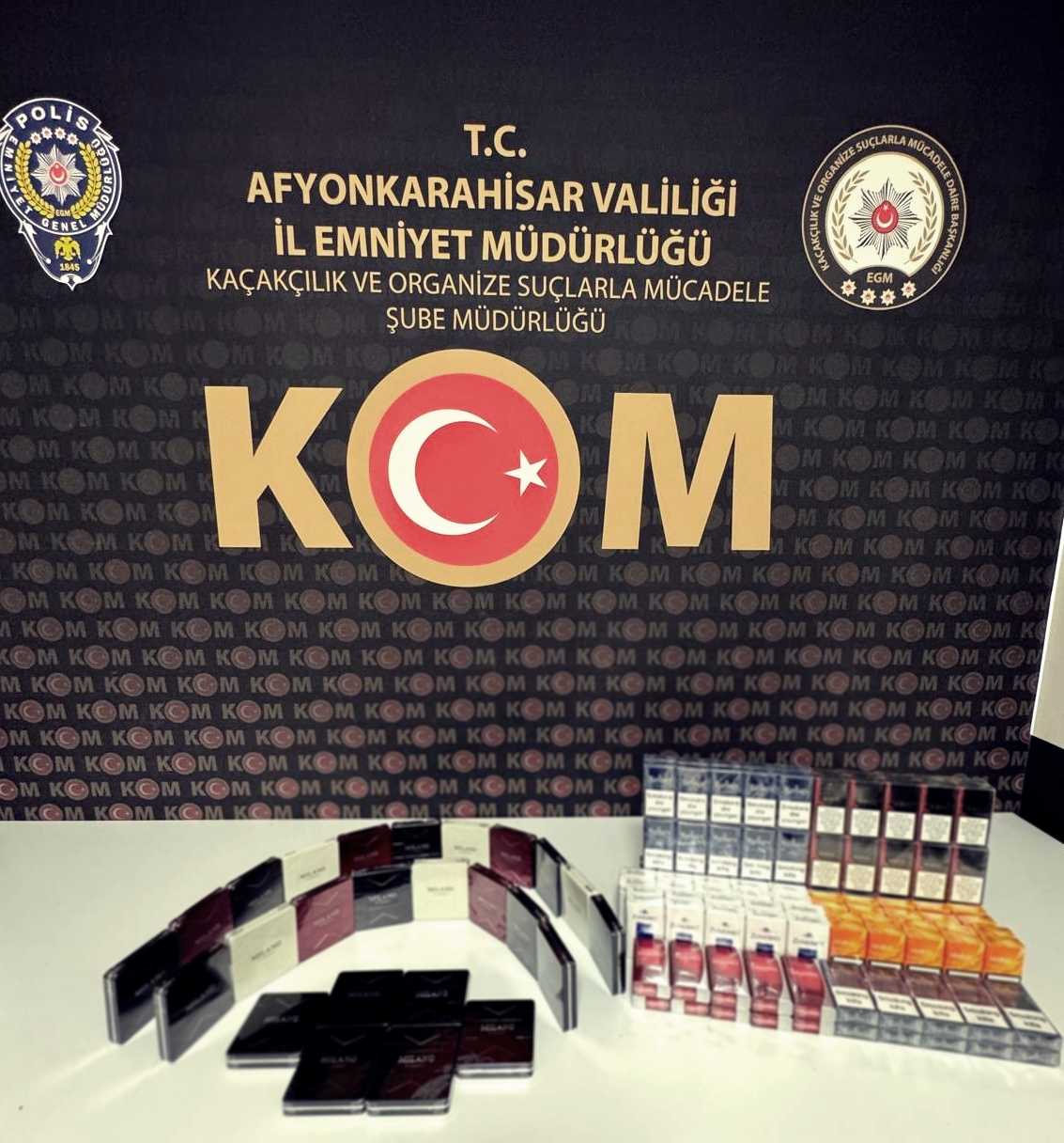 Kaçakçılık ve Organize Suçlarla Mücadele Şube Müdürlüğü  çalışmalarına devam ediyor