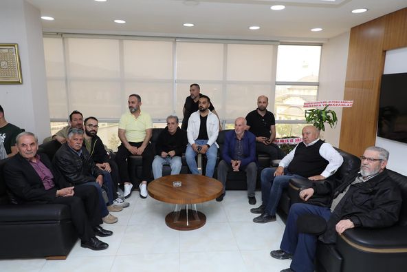 BAŞKAN KÖKSAL TAKSİCİ ESNAFINI AĞIRLADI