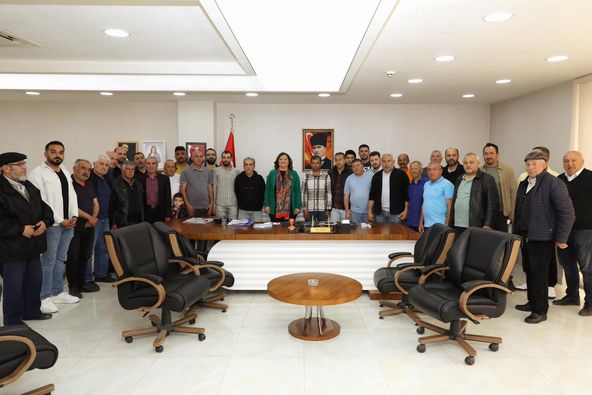 BAŞKAN KÖKSAL TAKSİCİ ESNAFINI AĞIRLADI