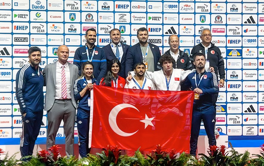 AVRUPA JUDO ŞAMPİYONASINDA  TÜRK BAYRAKLARINI DALGALANDIRDILAR